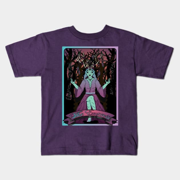 The Empress Kids T-Shirt by Desdymona